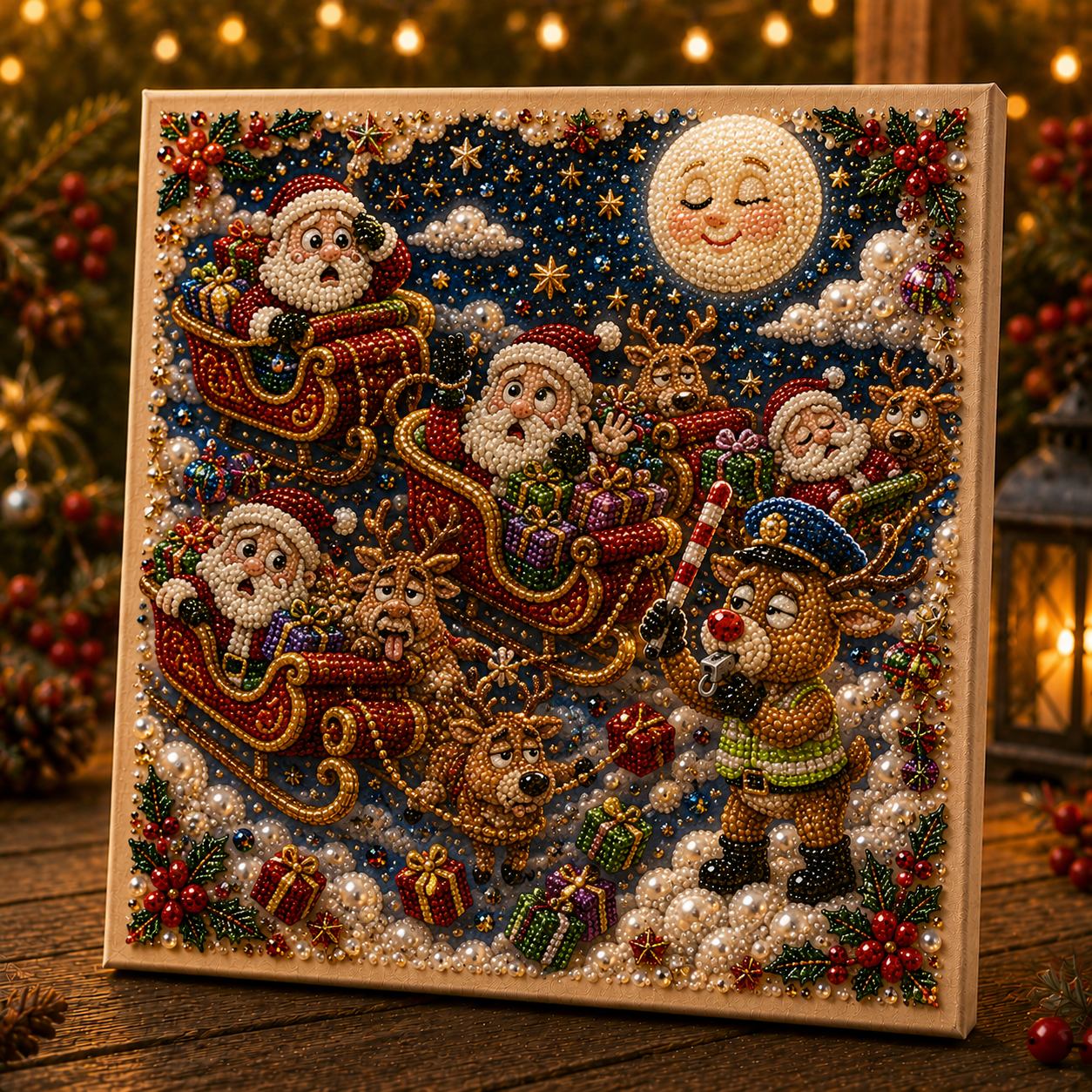 đ Absurd Christmas Moments Pearl Art Kit