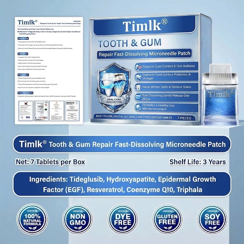 Your Smile๐ฆทTooth & Gum Repair Fast-Dissolving Microneedle Patch