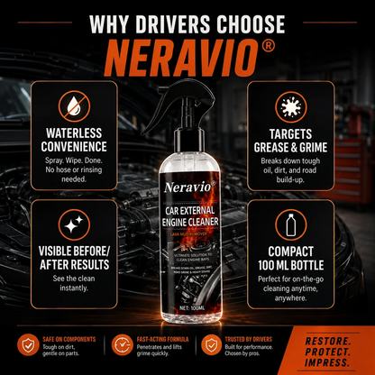 Waterless Fast Acting Car Engine Bay Cleaner