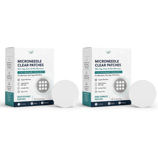 Effective MicroNeedle BotanicSkinTag Removal Patch