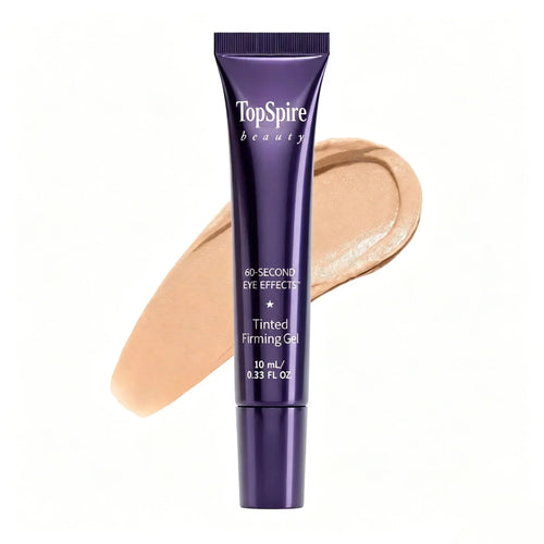 TopSpire 60 Second Effects Tinted Firming Gel - Under Eye Cream For Puffiness And Bags Under Eyes