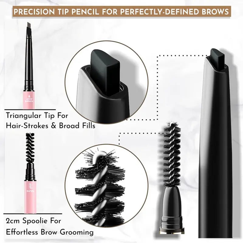 Dual-Sided Retractable Eyebrow Pencil