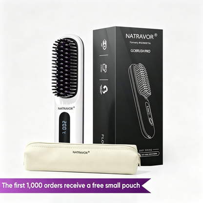 🏆 The Short Hair Specialist! The first smart styling comb designed specif 💖(Type-C charging design)