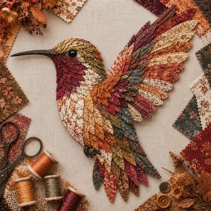 🧵Beginner Friendly - ✨3D Patchwork Bird DIY Craft Kit – BUY 2 FREE SHIPPING