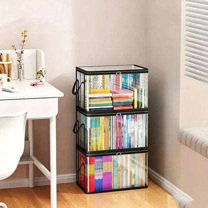 Portable Large Heavy-Duty Thick Plastic Clear Storage Box with Hinged Lid | Home, Travel & Camping