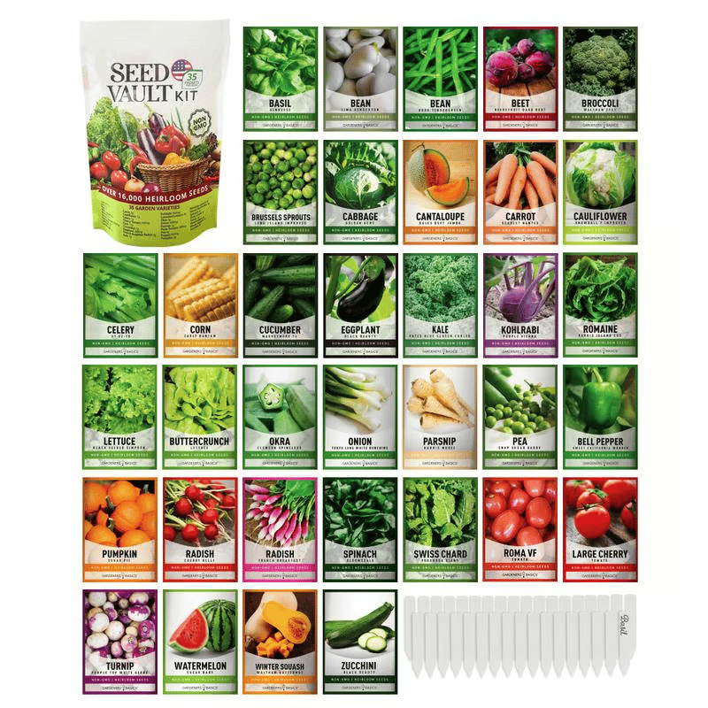 🔥Vegetable Seed Vault Kit | 35 Varieties