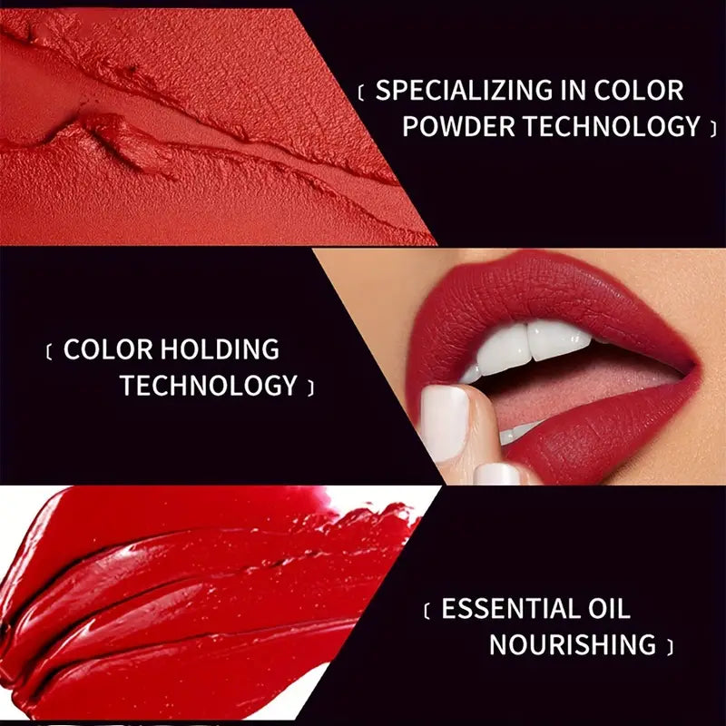 Blue Matte Non - Smudge Moist Lip Gloss