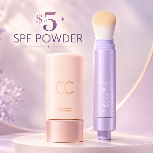 Summer Skin Essentials CC Tinted Serum & SPF 30 Mineral Setting Powder Set