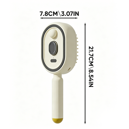 ✨ Essential Oil Mist Comb, Anti-Tangle Electric Massage Brush