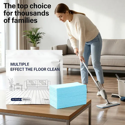 💧100 Piece Floor Cleaning Tablets Multi-Surface Cleaner for Hardwood Laminate Tile & RV Walls Antibacterial Deodorization Maintenance