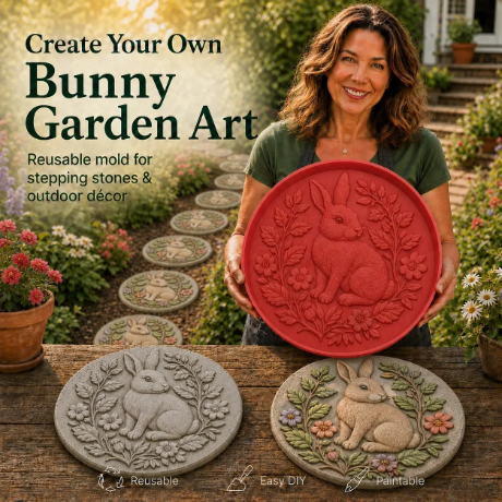 Garden Art Stepping Stone Mold💥