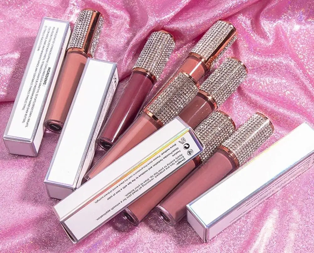 Private Label Sparkling Diamond Transparent Lip Gloss