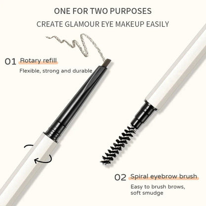 Double-ended Ultra-fine Non-marking Eyebrow Pencil