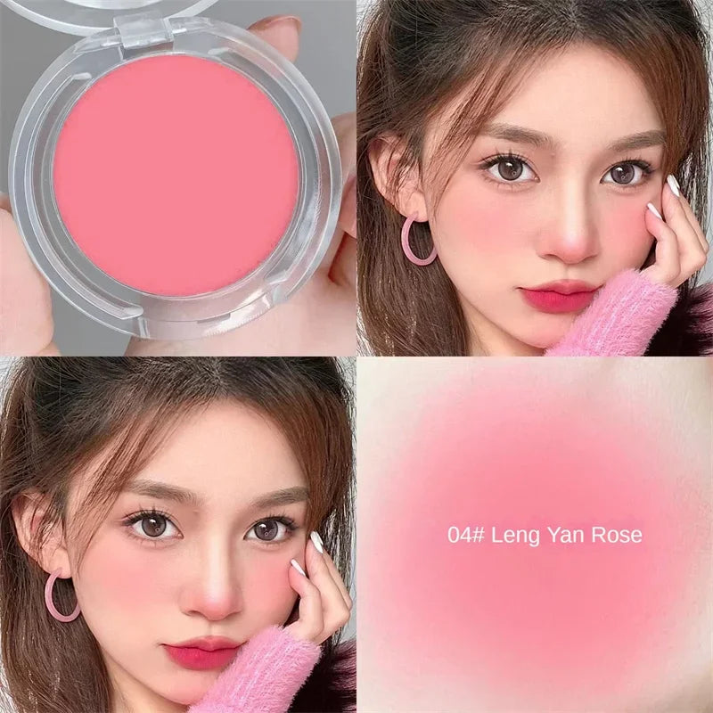 Matte Monochrome Blush – Natural, Waterproof & Soft Finish