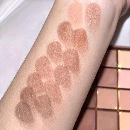 25 Neutral Eyeshadow Palette – Matte & Shimmer Earth Tones