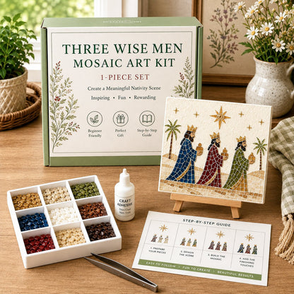 Nativity Sea Glass Art Kit
