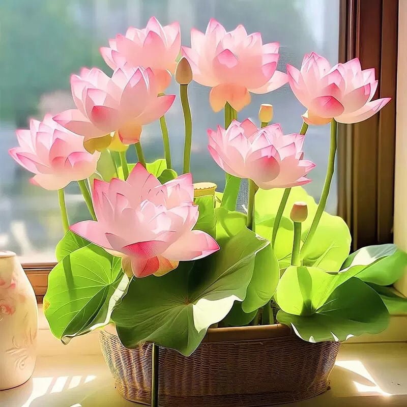 🔥 [7 days germination] Last Day Sale -49% OFF💐The Sacred Bonsai Bowl Lotus Flower