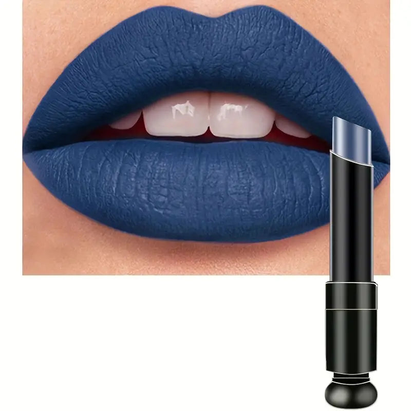 Blue Matte Non - Smudge Moist Lip Gloss