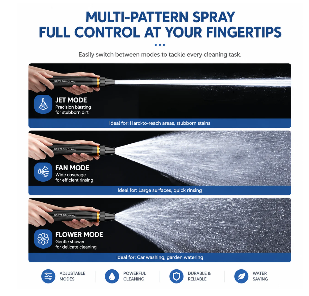 Home High-Pressure Car Wash Water Gun