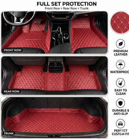 Elvile - Waterproof Non-slip Universal Fit Customized Floor Mats for Cars, SUVs, and Trucks