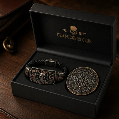 ☠️ Old Fuckers Club 2026 Ultimate Skull Gift Set | FREE Collector Coin Today Only